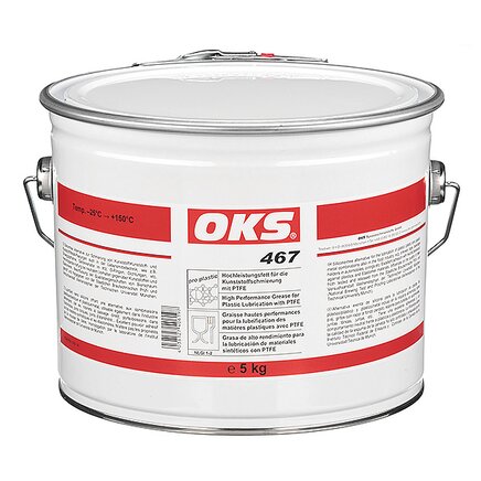 Exemplary representation: OKS 467, high-performance grease for plastic lubrication (hobbock)