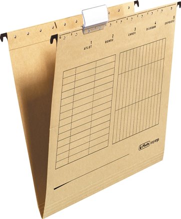 Exemplary representation: Hanging file folder